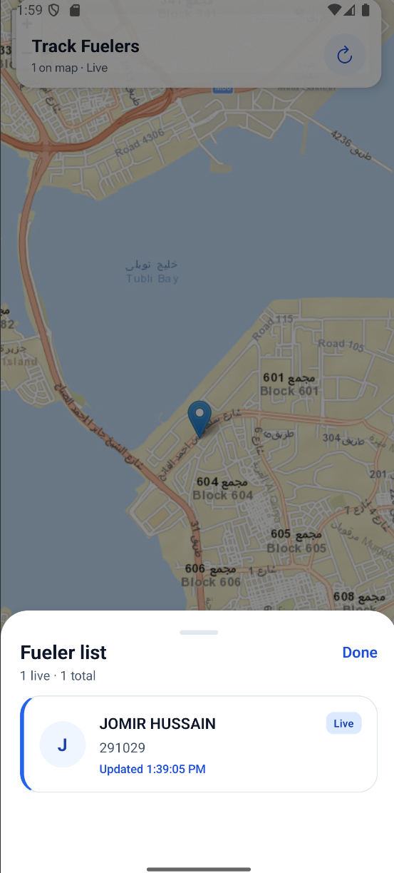 Ahala mobile GPS tracker