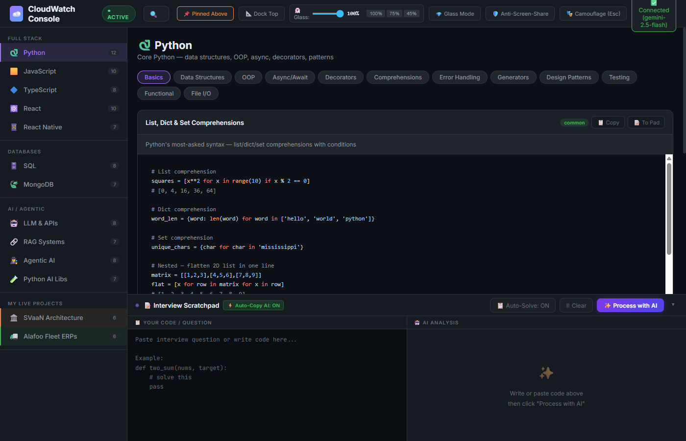 Real-time Application Intelligence